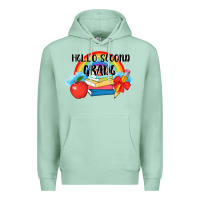 Seafoam back to school hello second grade 3200x2400 Premium Hoodie - AdoDesignShop