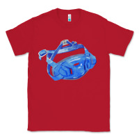 Red Chin Guard Fa Element 1 Classic Tee - FaDigitalArtStudio