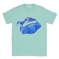 Seafoam Chin Guard Fa Element 1 Classic Tee - FaDigitalArtStudio