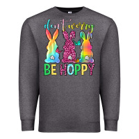 Charcoal Heather Don't worry be hoppy Easter Day Premium Sweatshirt - Neo Western