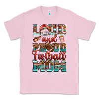 Bubblegum Pink loud and proud football mom Classic Tee - RanaPortraitStore