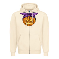 Sandshell Jack O' Lantern Halloween Pumpkin Zipper Hoodie - RanaPortraitStore
