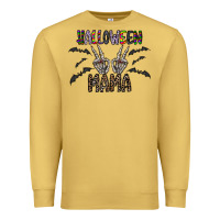 Antique Gold halloween mama Premium Sweatshirt - CowhideDigitalArt