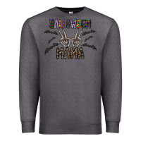 Charcoal Heather halloween mama Premium Sweatshirt - CowhideDigitalArt