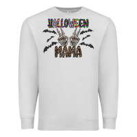 Dove Grey halloween mama Premium Sweatshirt - CowhideDigitalArt