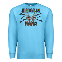 Ocean Blue halloween mama Premium Sweatshirt - CowhideDigitalArt