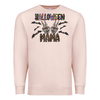 Pale Pink halloween mama Premium Sweatshirt - CowhideDigitalArt