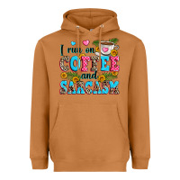 Meerkat i run on coffee and sarcasm Heavyweight Hoodie - Zillion Design Studio