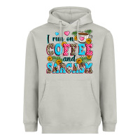 Moon Dust i run on coffee and sarcasm Heavyweight Hoodie - Zillion Design Studio