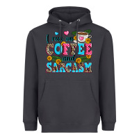 Smoke i run on coffee and sarcasm Heavyweight Hoodie - Zillion Design Studio