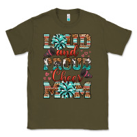 Army Green loud and proud cheer mom Classic Tee - RanaPortraitStore