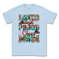 Dusty Blue loud and proud cheer mom Classic Tee - RanaPortraitStore