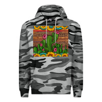 Slate Camo sunflowers turquoise serape cactus tumbler Premium Hoodie - Artiststas