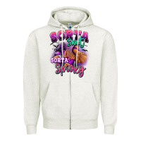 Sorta Sweet Sorta Spooky Sneaker And Heel Afro Wom Zipper Hoodie | Teevron