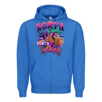 True Royal Sorta sweet sorta spooky sneaker and heel afro wom Zipper Hoodie - RanaPortraitStore