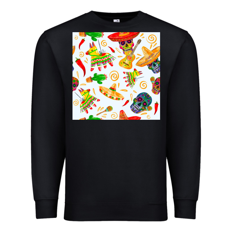 Mexico Seamless Pattern Premium Sweatshirt by FaDigitalArtStudio | Teevron