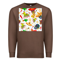 Chestnut mexico seamless pattern Premium Sweatshirt - FaDigitalArtStudio