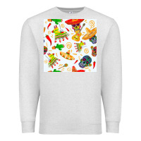 Oatmeal Heather mexico seamless pattern Premium Sweatshirt - FaDigitalArtStudio