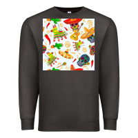 Smoke mexico seamless pattern Premium Sweatshirt - FaDigitalArtStudio