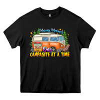 Black Making Memories Campsites Time Heavy Core Tee - CowhideDigitalArt