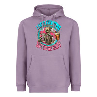 Lavender i hate everyone but coffee helps Heavyweight Hoodie - Zillion Design Studio