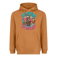 Meerkat i hate everyone but coffee helps Heavyweight Hoodie - Zillion Design Studio
