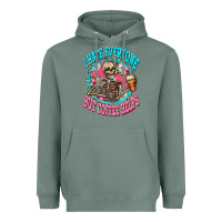 Sage i hate everyone but coffee helps Heavyweight Hoodie - Zillion Design Studio