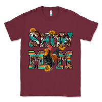 Burgundy show mom rooster Classic Tee - RanaPortraitStore