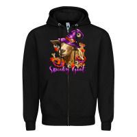 Black Spooky Goat Zipper Hoodie - RanaPortraitStore