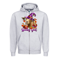 Heather Grey Spooky Goat Zipper Hoodie - RanaPortraitStore
