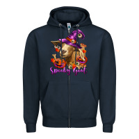 Navy Spooky Goat Zipper Hoodie - RanaPortraitStore