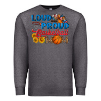Charcoal Heather loud and proud basketball mom Premium Sweatshirt - HRA Design Shop