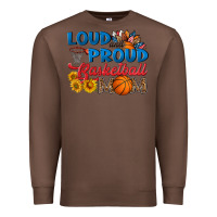 Chestnut loud and proud basketball mom Premium Sweatshirt - HRA Design Shop