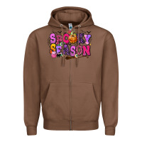 Chestnut Spooky season Halloween Zipper Hoodie - RanaPortraitStore
