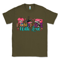 Army Green handmade with love Classic Tee - RanaPortraitStore