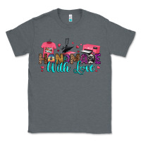 Charcoal Heather handmade with love Classic Tee - RanaPortraitStore
