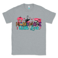 Heather Grey handmade with love Classic Tee - RanaPortraitStore