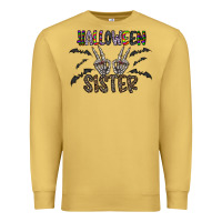 Antique Gold halloween sister Premium Sweatshirt - CowhideDigitalArt