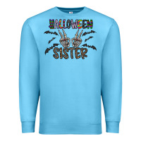 Ocean Blue halloween sister Premium Sweatshirt - CowhideDigitalArt
