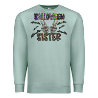 Seafoam halloween sister Premium Sweatshirt - CowhideDigitalArt