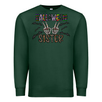 Sports Green halloween sister Premium Sweatshirt - CowhideDigitalArt