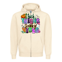 Sandshell Thick thighs spooky vibes Zipper Hoodie - RanaPortraitStore