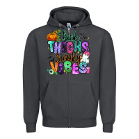 Smoke Thick thighs spooky vibes Zipper Hoodie - RanaPortraitStore