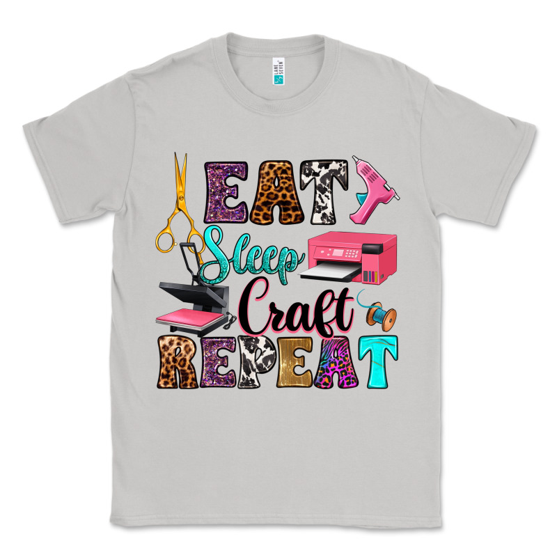 Eat Sleep Craft Repeat Classic Tee by RanaPortraitStore | Teevron