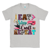 Moon Dust eat sleep craft repeat Classic Tee - RanaPortraitStore