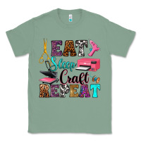 Sage eat sleep craft repeat Classic Tee - RanaPortraitStore