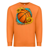 Carrot western basketball with sunflower Premium Sweatshirt - HRA Design Shop