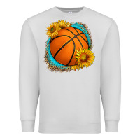 Western Basketball With Sunflower Premium Sweatshirt | Teevron
