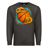 Smoke western basketball with sunflower Premium Sweatshirt - HRA Design Shop