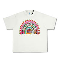 Pistachio teacher pen apple books rainbow Urban Heavy Tee - Artiststas